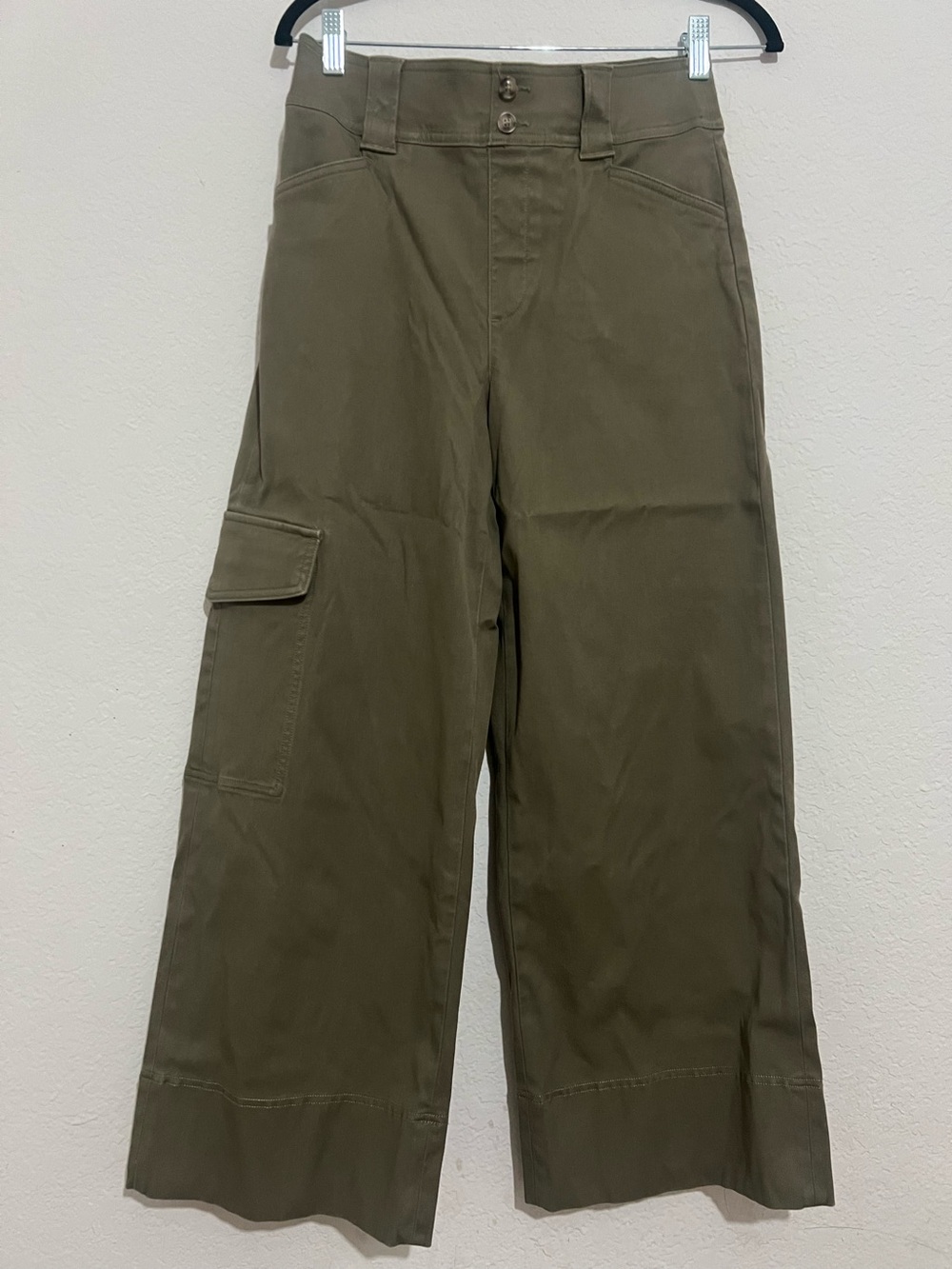 Spanx Pull On Straight Wide Leg Jeans Size S
